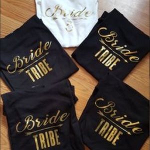 Bride Tribe Tee  Party of 5